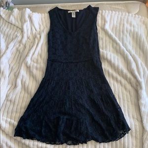 Navy blue lace dress